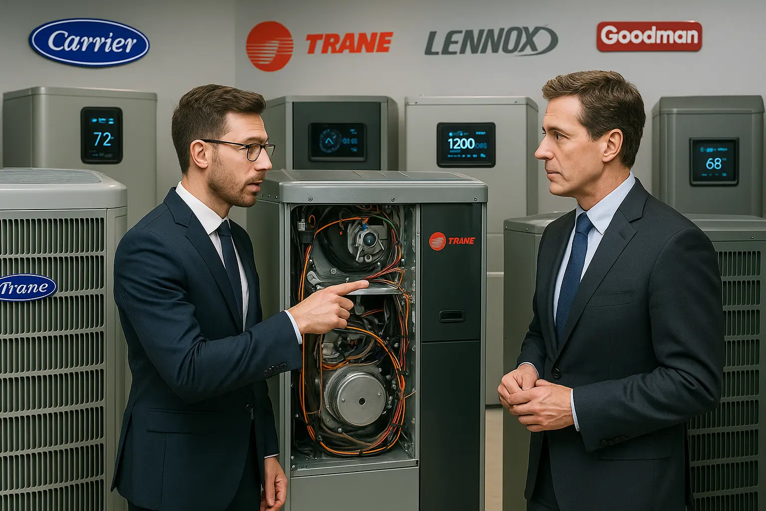 Top HVAC Brands: Carrier, Trane, Lennox & Goodman